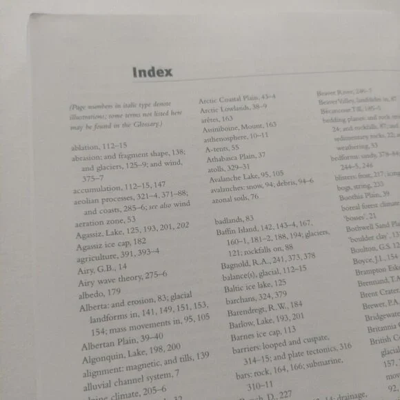Geomorphology : A Canadian Perspective by Alan S. Trenhaile 2004 - Picture 10 of 10